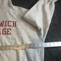 Greenwich Village NYC Sweatshirt Hoodie Unisex One Size Medium-Large Gray