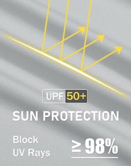 Men’s UPF50+ Sun Protection UV Block Shirts Outdoor Fishing Performance Hoodies