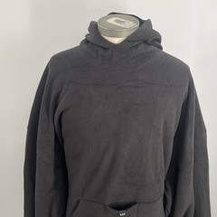 Yeezy Gap Men’s Black Polar Fleece Padded Hoodie Engineered by Balenciaga Dove L