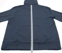 Orchard & Broome NWT Chrystie Hoodie Pullover Sweatshirt Size L in Denim Blue