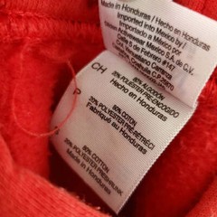 Vtg Red 100% Cotton Gildan Hoodie w Pocket Size Small