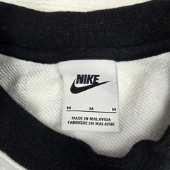 Nike Sweatshirt Mens M Black White Sport Cloud Print DM6915-010 Logo