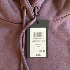 NWT Champs CSG Purple Plum Troupe Hoodie Sweatshirt Activewear Size Large