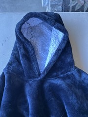 The Wayy Big Hoodie One Size Fits Most Blue (No Box) Wearable Blanket NWOT Ff