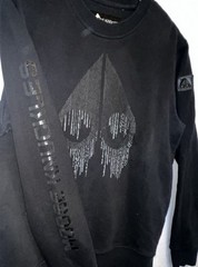 Moose Knuckles Denison Sweatshirt Model #M30MS618292 Black Crew Neck Small Wow!