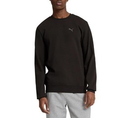 NWT! Puma Men’s Textured Crew Neck Sweatshirt, Black/M,L,XL