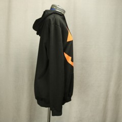 Coofandy Jack O’Lantern Grinning Halloween Hooded Sweatshirt Black Orange M