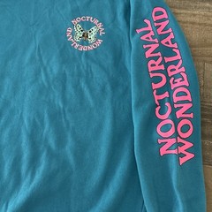 Nocturnal Wonderland pullover Sweatshirt Adult L Blue