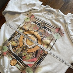 Civil Sweatshirt Mens Large Ornate Medallion Floral Graphic Fleece Crewneck
