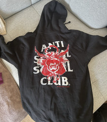 Anti Social Social Club Assassin’s Creed Shadows Samurai Black Fleece Hoodie