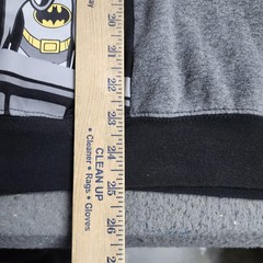 Warner Bros Hoodie Mens 3XL Gray Batman Looney Tunes Graphic Fleece Sweatshirt