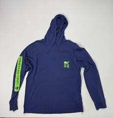 Vineyard Vines T-Shirt Hoodie Men’s Small Modern Blue Green Logo Lightweight
