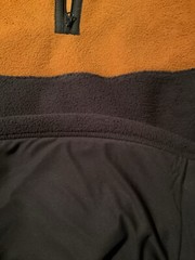 New Sonoma 1/4 Zip SuperSoft Artic Fleece Pullover Mens Small Navy/Copper