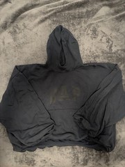 Yeezy Gap Engineered By Balenciaga Washed Black Dove Hoodie