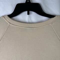 Harry Potter x SHEIN Hogwarts House Banners Sweatshirt Beige Cream Crewneck 3XL