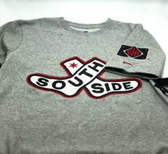 *NEW* Men NEW ERA MLB CHICAGO WHITE SOX SOUTH SIDE GRAPHIC TEE HEATHER GREY 👍
