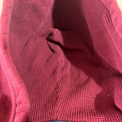 Polo Ralph Lauren Mens XL Full Zip Hoodie Burgundy Red Thermal Lined Fleece