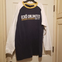 Ecko Unltd Sweatshirt Mens 3XL Pullover Jumper Hip Hop Y2K Rhino Logo Sweater