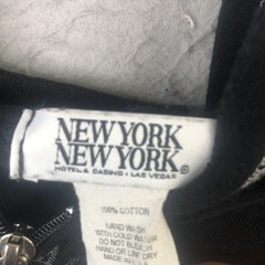 New York New York Hoodie Teens XL Black Full Zip Statue Liberty Graphic USA Y2K