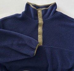 Vtg Woolrich Fleece 1/4 Snap Sweatshirt Jacket Mens Sz XXL Purple Green Gorpcore