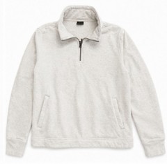 32 Degrees Men’s 2XL Beige 1/4 Zip Mock Neck Pullover Sweatshirt Pockets#5