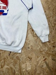 Vintage 1985 World Series Sweatshirt Mens XL White I-70 Show Me Showdown MLB