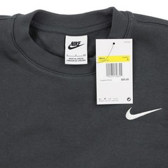 Nike Training Crewneck Sweatshirt, Men’s Pullover Fleece Sweatshirt, Grey