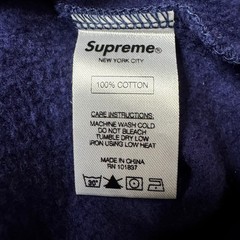 Supreme USA Colorblock Crewneck Sweatshirt Blue Purple Green Large Mens