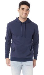 Alternative Apparel Mens Hoodie Pullover M Navy Blue Lightweight Sustainable