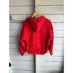 None Global Red Zip Up Hoodie Mens Large Love Kills Skull Graphic Streetwear
