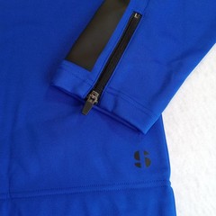 Sports Illustrated Men’s XL Blue Crew Neck Activewear Sweatshirt Zip Cuffs