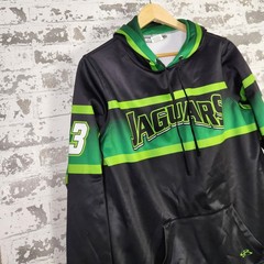 Boombah Jaguars Football Player Number 23 Franzwa Hoodie Mens Size M Black Green