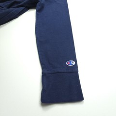 Champion Mens Hoodie Medium Navy Blue Light Jersey Pullover Gym Athletic Workout