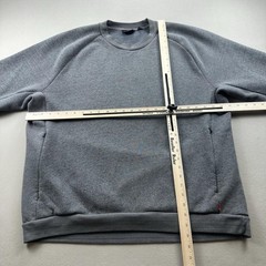 Levis Commuter Sweatshirt Mens 2XL Gray Fleece Crewneck Reflective Bike Cycling