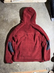 The North Face Campshire Men’s Red 1/4 Zip Fleece Hoodie Size Medium