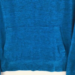 American Eagle Pullover Hoodie Men’s Med Heather Blue Gray Sweatshirt Spellout