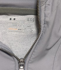 Under Armour Hoodie Mens Large Gray Fitted All Season Gear Zip Sports HEAVY