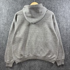 VTG 70s Sportswear Raglan Hoodie Sweatshirt L Gray Tri Blend Made In USA Rayon
