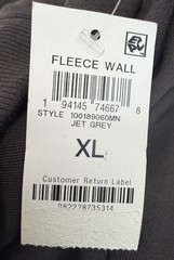 Mode of One MEN’S Jet Gray Destination Nowhere Hoodie Fleece Wall Sz. XL NWT