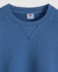 Levi’s Delaney Sweatshirt Men’s Blue French Terry Crew Neck Relaxed Fit JAX1862