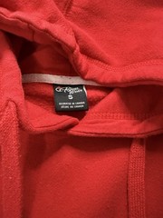 Canada 1867 Colorblock Hoodie Red White Blue Maple Leaf Sleeve Size Small