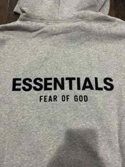 Fear of God Essentials Hoodie Dark Oatmeal SS22