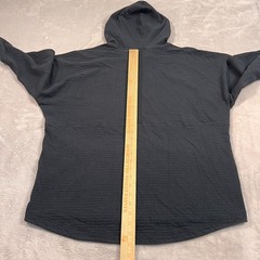 Nike Yoga Clips Sweater Mens Size XL Black Pullover Textured Hoodie Sweatshirt