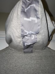 High Society Hoodie Men’s XL Gray Eye Graphic Heavyweight Streetwear H#13