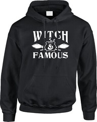 Witch Famous Funny Halloween October Costume Party Humor Spooky Mens Hoodie