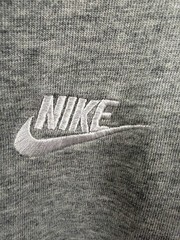 Nike Large Mens Hoodie Gray Long Sleeve Cotton Jersey Pullover Sweatshirt