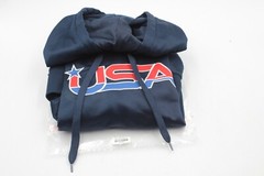 Men / Unisex Hoodies Pullover Hooded Sweatshirt USA Embroidered Size L