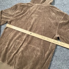 Quicksilver Corduroy Hoodie Mens Small Stretch Fabric Retro Surf Skater Style