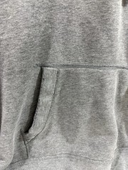 Abercrombie & Fitch Muscle Mens 2XL Hooded Varsity Letter Sweatshirt Gray