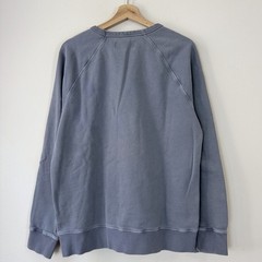 Officine Generale Paris 6 Blue Blank Designer Crewneck Sweatshirt – XL
